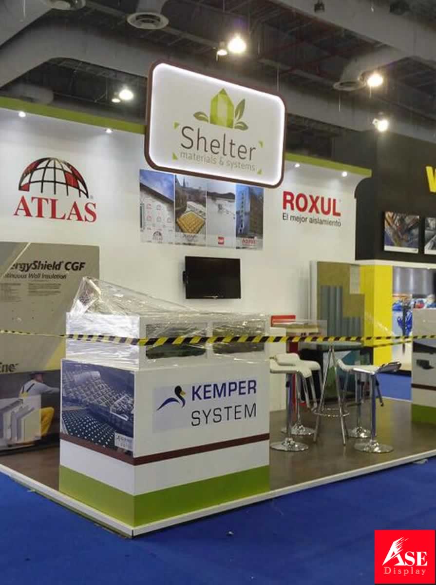 Montaje de stand en feria
